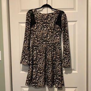 Leopard Skater Dress